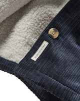 The Passenger Womens Flint Corduroy Overshirt 2.0 in Deep Navy
