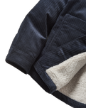 The Passenger Womens Flint Corduroy Overshirt 2.0 in Deep Navy
