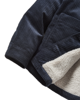 The Passenger Womens Flint Corduroy Overshirt 2.0 in Deep Navy