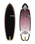 The Yow X Pyzel Ghost 33.5" Skateboard in Black & Purple