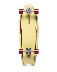 The Yow Pipe 32" Surfskate Skateboard in Black & White