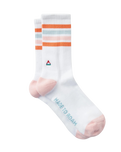 The Passenger Womens Organic Crew Socks in White