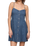 Angel Eyes Denim Mini Dress in Medium Indigo
