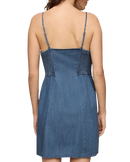 Angel Eyes Denim Mini Dress in Medium Indigo