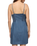 Angel Eyes Denim Mini Dress in Medium Indigo