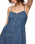 Angel Eyes Denim Mini Dress in Medium Indigo