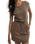 Kalani Mini Dress in Perfectly Taupe