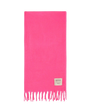 The American Vintage Womens Zinaco Scarf in Fluo Pink Logo