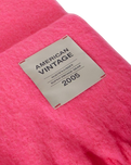 The American Vintage Womens Zinaco Scarf in Fluo Pink Logo