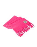 The American Vintage Womens Zinaco Scarf in Fluo Pink Logo