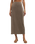 Gail Midi Skirt in Perfectly Taupe