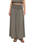 The Z Supply Womens Brooke Gingham Maxi Skirt in Black