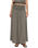 The Z Supply Womens Brooke Gingham Maxi Skirt in Black