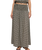 The Z Supply Womens Brooke Gingham Maxi Skirt in Black