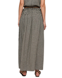 The Z Supply Womens Brooke Gingham Maxi Skirt in Black