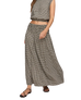The Z Supply Womens Brooke Gingham Maxi Skirt in Black