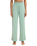 Dawn Smocked Soft Knit Trousers in Crystal Green