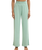Dawn Smocked Soft Knit Trousers in Crystal Green