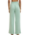 Dawn Smocked Soft Knit Trousers in Crystal Green