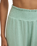 Dawn Smocked Soft Knit Trousers in Crystal Green