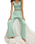 Dawn Smocked Soft Knit Trousers in Crystal Green