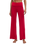 Essential Fold Over Trousers in Kiss Me Red