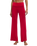 Essential Fold Over Trousers in Kiss Me Red