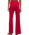 Essential Fold Over Trousers in Kiss Me Red