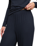 The Z Supply Womens Just Right Rib Trousers in Eclipse