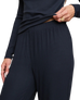 The Z Supply Womens Just Right Rib Trousers in Eclipse