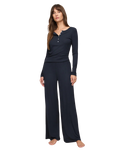 The Z Supply Womens Just Right Rib Trousers in Eclipse