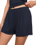 The Z Supply Womens Just Right Rib Shorts in Eclipse