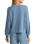 Daydream Silky Rib Top in Oceanic Blue