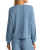 Daydream Silky Rib Top in Oceanic Blue