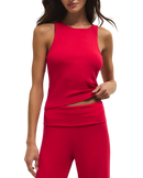 Seeing Red Rib Top in Kiss Me Red