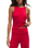 Seeing Red Rib Top in Kiss Me Red