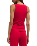 Seeing Red Rib Top in Kiss Me Red