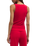 Seeing Red Rib Top in Kiss Me Red