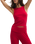 Seeing Red Rib Top in Kiss Me Red