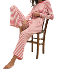Night In Stripes Top in Multi