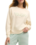 Vacay Sweatshirt in Vanilla Ice