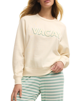 Vacay Sweatshirt in Vanilla Ice