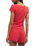 Flower Market Rib T-Shirt in Crimson Crush