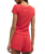 Flower Market Rib T-Shirt in Crimson Crush