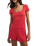 Flower Market Rib T-Shirt in Crimson Crush