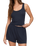 The Z Supply Womens Just Right Rib Vest in Eclipse