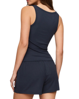 The Z Supply Womens Just Right Rib Vest in Eclipse