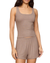 The Z Supply Womens Just Right Rib Vest in Heather Ash