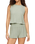 The Z Supply Womens Sloane Silky Rib Vest in Aqua Cloud