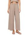 The Z Supply Womens Scout Jersey Trousers in Stone Gray